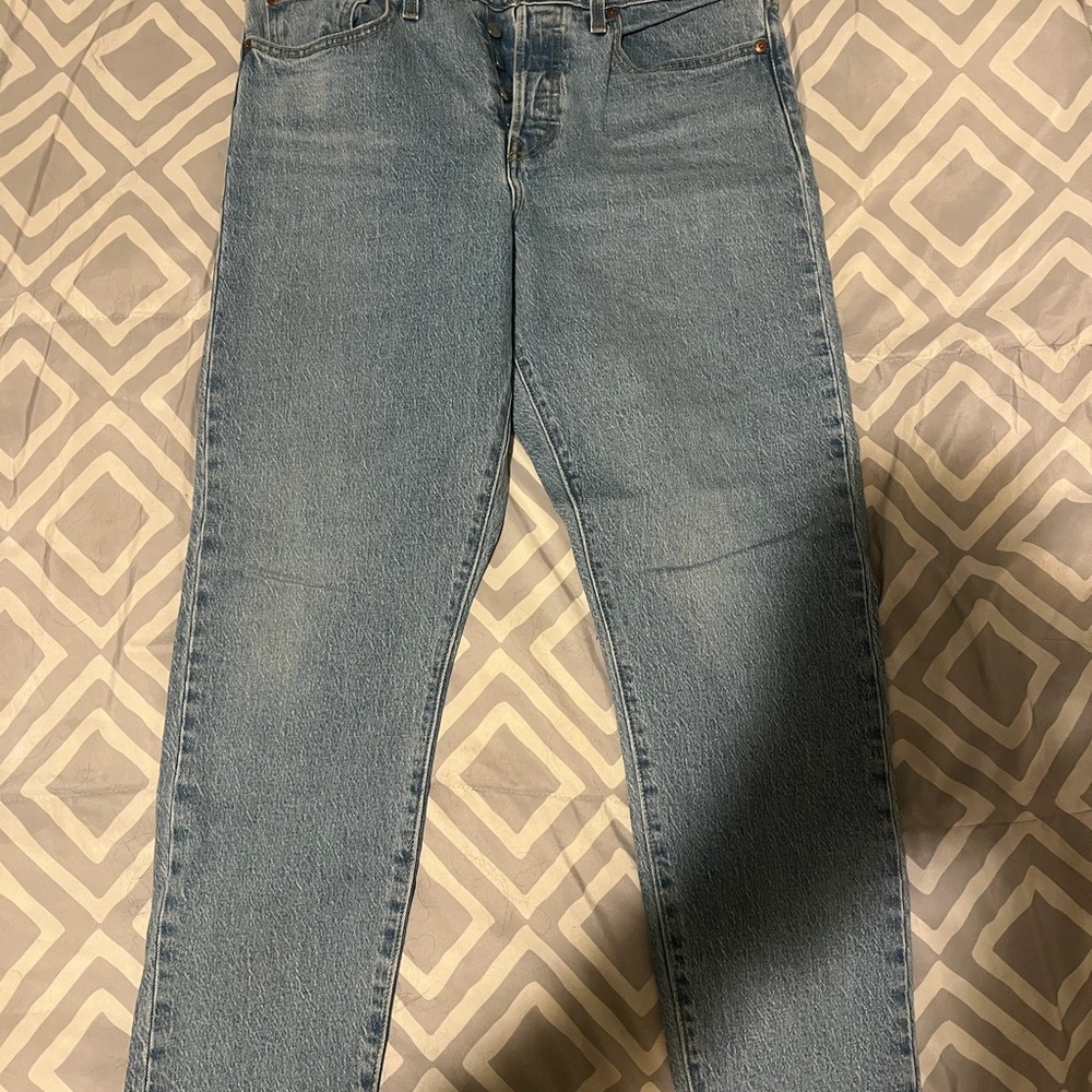 Levi's Light Blue Straight Leg Jeans